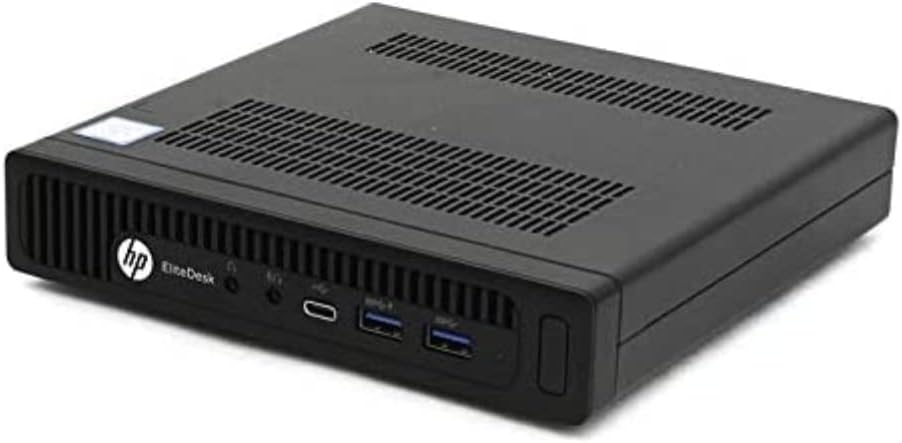 HP EliteDesk 800 G2 Desktop Mini USDT Intel Quad Core i5 256GB SSD Hard Drive 8GB Memory Win 10 Pro MAR Ultra Slim Desktop Computer Mini PC (Refurbished)