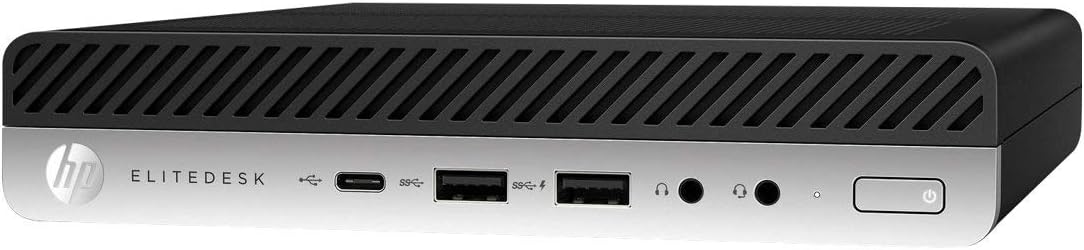 HP EliteDesk 800 G3 Mini Desktop – i7-6700T (4 Cores, 3.6GHz), HD Graphics 630, 16GB DDR4 RAM, 1TB NVMe SSD, Wireless Dual Band 11ac & BT 4.2 with Enhanced Dual Antennas, Windows 10 Pro (Renewed)