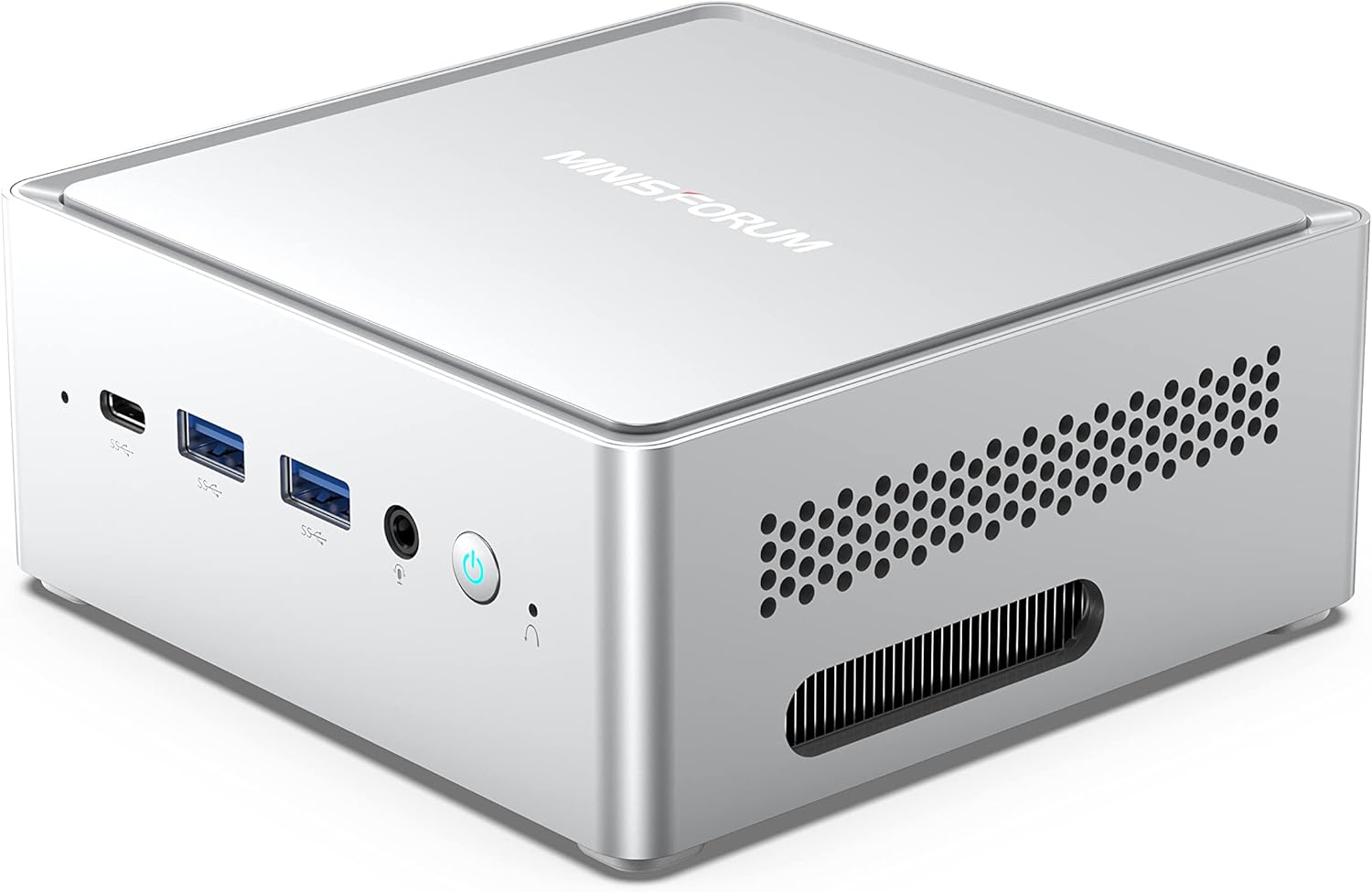 MINISFORUM Mini PC NAB6 Lite Intel Core i5-12600H,12 Cores 16 Threads,up to 4.5GHz 16GB RAM DDR4 1TB SSD Dual 2.5 G RJ45 LAN Mini Computer,2 x HDMI,7 x USB Port,WiFi 6,BT5.2,Intel Mini Pc