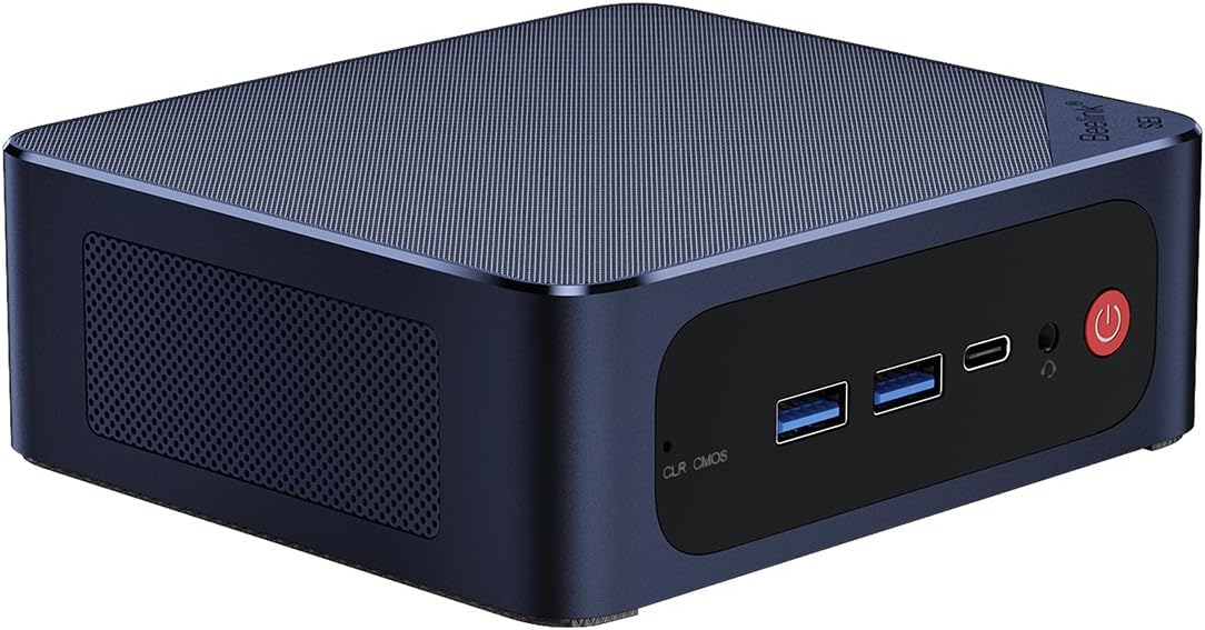 Beelink SEi12 Mini PC, 12th Gen Intel Core i5-12450H 4.40GHz 8 cores 12 threads Processors Mini Computer, Pre-installed 16G RAM 500GB SSD Mini Business Gaming Desktop PC