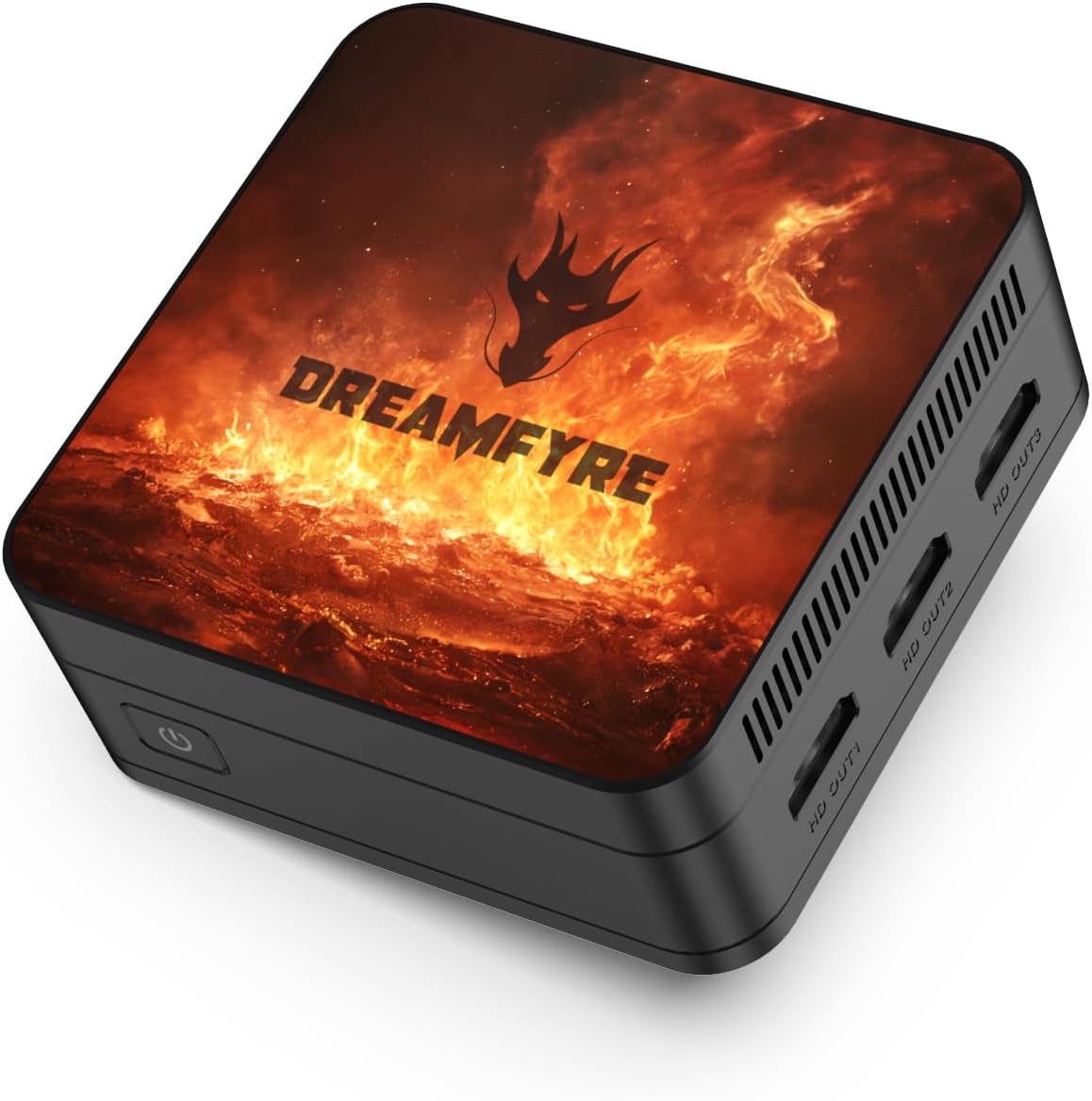 DREAMFYRE N100 Mini PC 12GB DDR5/512GB M.2 SSD, Mini Computer Alder Lake N100 (up to 3.4GHz), Mini Desktop Computer, Tower PC 4K Triple Display, WiFi 5, Bluetooth 5.0 for Home/Office/School