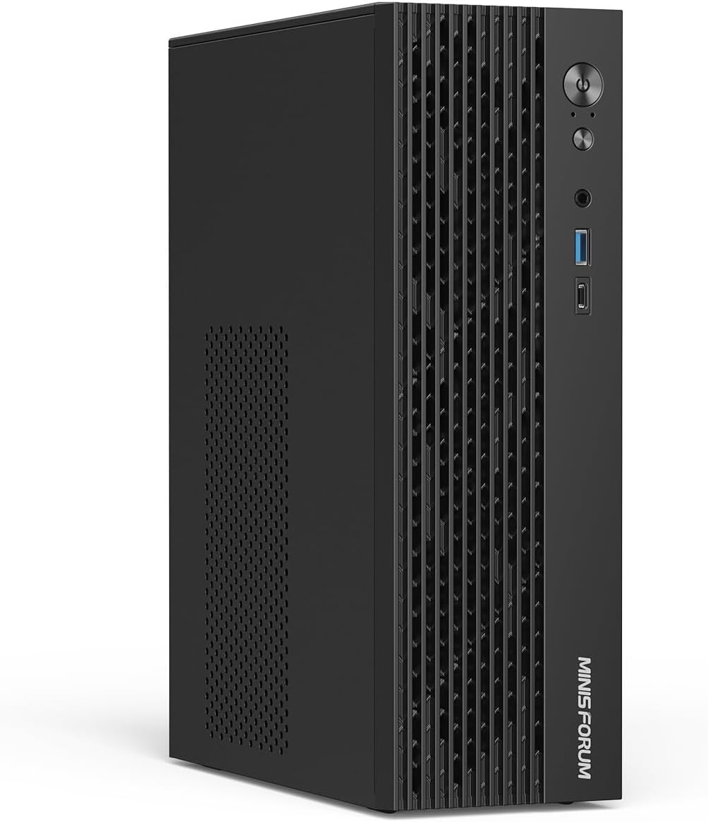 MINISFORUM 795S7 Mini PC, AMD Ryzen 9 7945HX(16 C/32 T,up to 5.4GHz),32GB DDR5 1TB SSD,PCIe 5.0X16,Triple Display USB-C/HDMI2.1/DP1.4,2.5G LAN Mini Computer,M.2 2230 Key E Slot,5xUSB Type-A