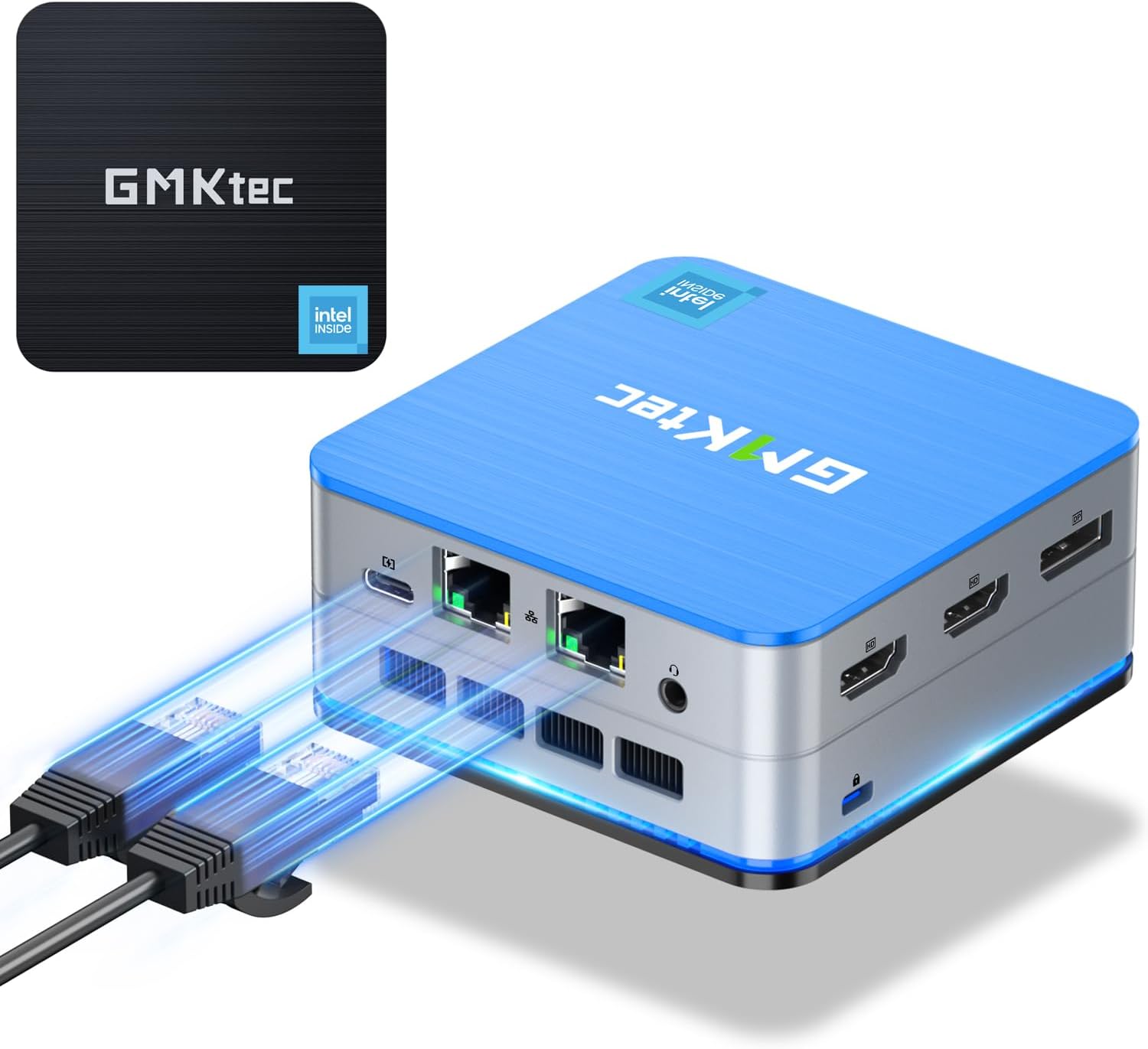 GMKtec G2 Plus Mini PC, Intel Twin Lake N150(4C/4T) up to 3.6GHz, Desktop Mini Computer Windows 11 Pro 12GB LPDDR5 RAM 512GB SSD WiFi 6 BT5.2 Micro Computer