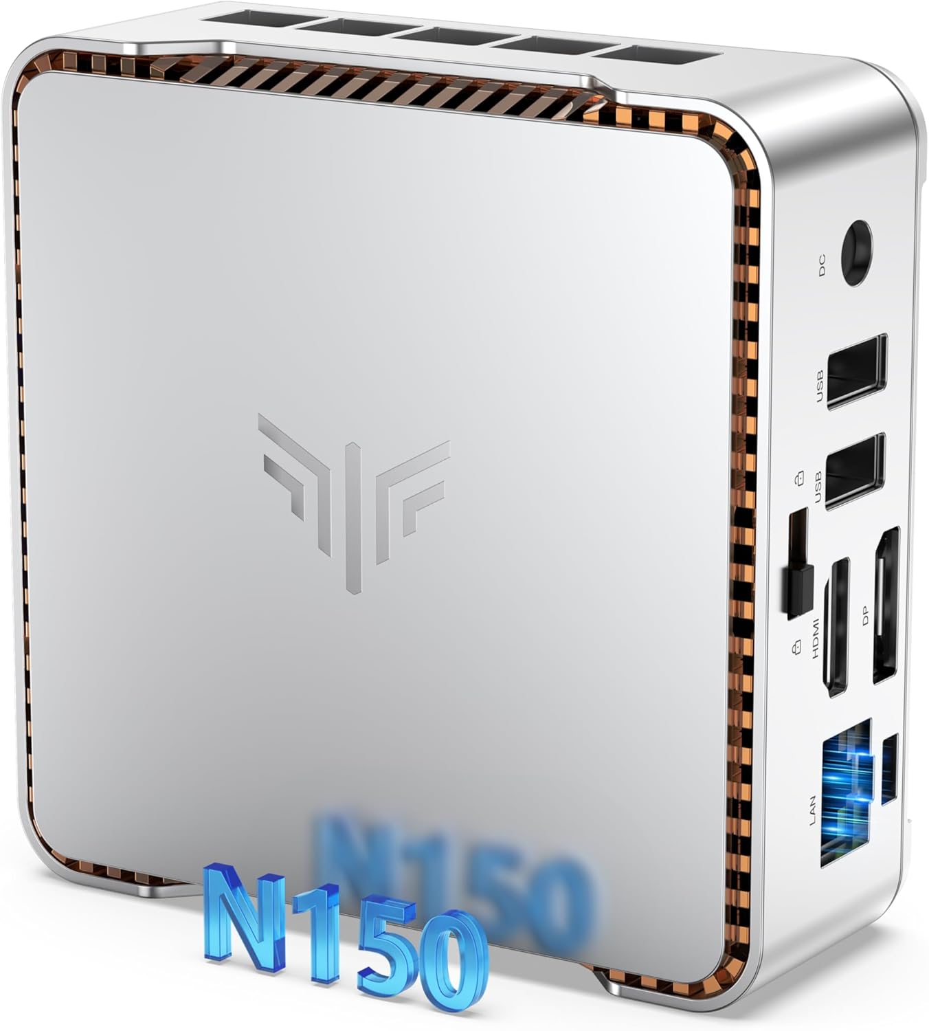 NiPoGi E2 Mini PC Windows 11 Pro,Mini PC Twin Lake-N N150(up to 3.6GHz) 16GB DDR4 512GB M.2 SSD Mini Computer Mini Desktop Computer,4K@60Hz Dual Display, HDMI 2.0, DP, Dual WiFi, VESA Mount