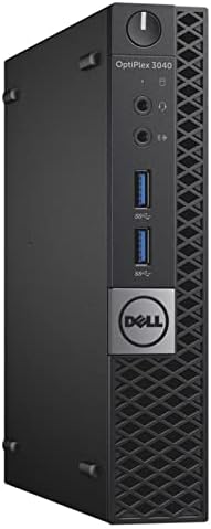 Dell Mini PC OptiPlex 3040 Micro i3-6100T RAM 8GB SSD 240GB HDMI Windows 10 (Renewed)