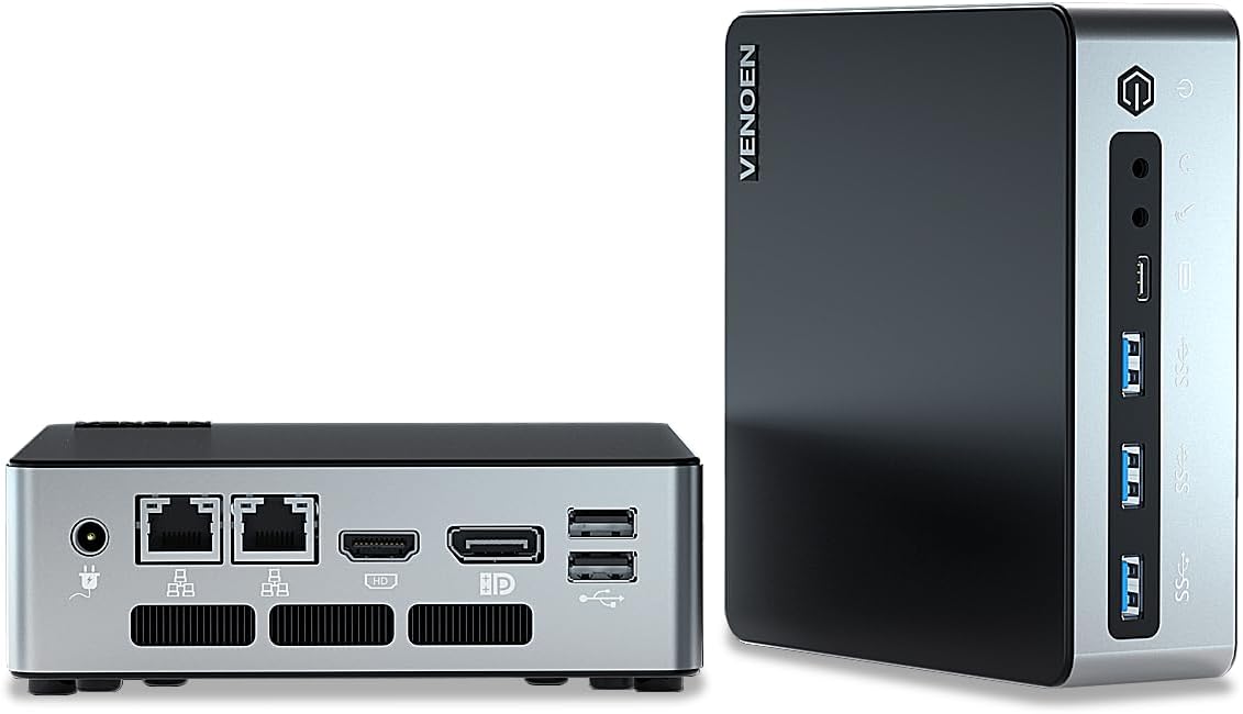 Mini PC NUC 13 Pro Core i5 1340P（12C/16T）with Iris Xe Graphics , 8K Mini Desktop Computer Win 11 Pro 16GB DDR5 512GB SSD, DP/HD/USB-C Triple Display, WiFi6, BT5.2, Dual Gigabit Lan Mini Gaming PC