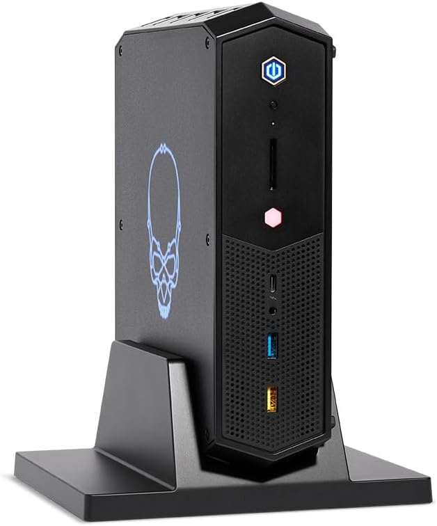 Intel NUC 12 Gaming PC NUC12SNKi7 Mini PC Intel Core i7-12700H | 14 Cores/20 Threads | ARC A770 Graphics, Connectivity 6 USB-A, 2 USB-C, 1 HDMI, 2 Display Ports(16GB RAM 512GB SSD)