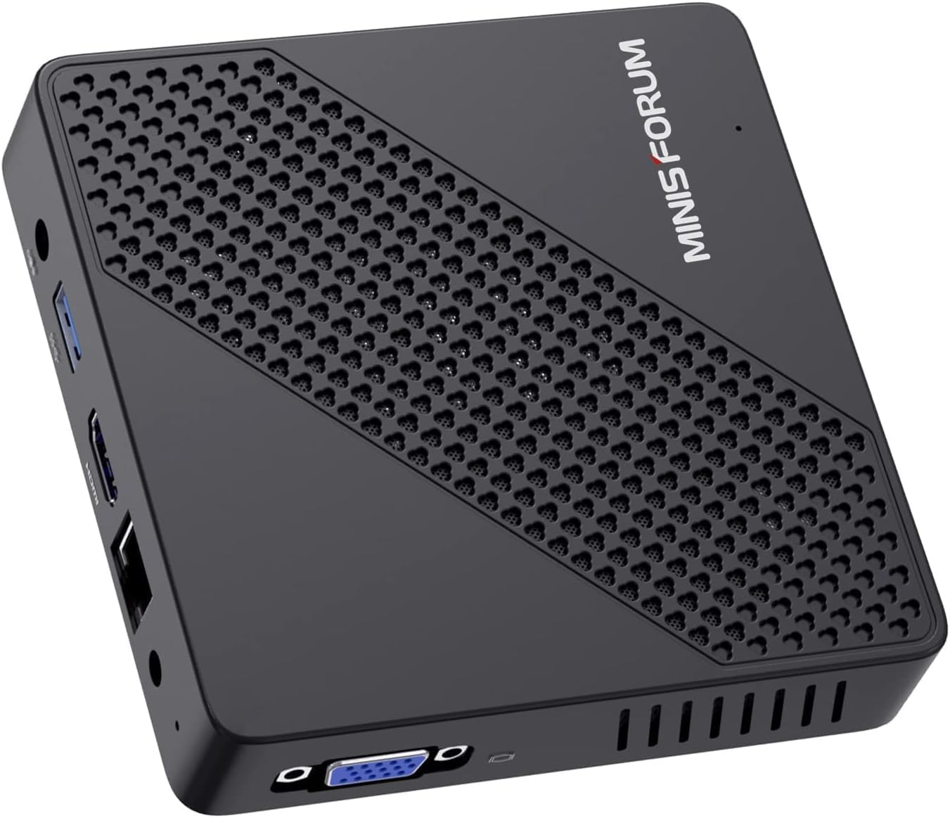 Mini PC N40 Fanless Celeron N4020 (up to 2.8GHz) with 4GB DDR4/64GB eMMC RAM Mini Desktop Computer, Support 4K UHD, VGA Port,2.4G/5.8G WiFi&BT4.2,3xUSB3.0 Ports,1x SD Card Slot for Business Home Offic