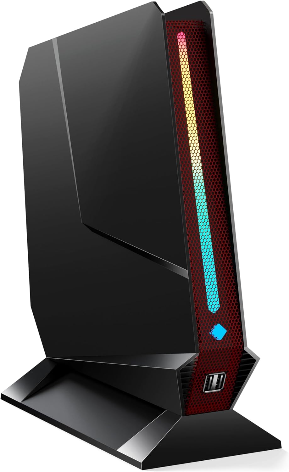 TOPGRO Mini Gaming PC Core i9-13900HK / RTX 3050Ti 8G, 32GB DDR4, 1TB PCIe4.0 SSD, RGB Lights, WiFi6E/BT5.3/2xHDMI2.0/1xUSB-C 4K@60Hz Win11 Pro Mini Desktop PC Gaming Computer