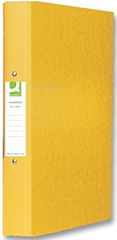 Ring Binder A4 Yellow (PK10), Stationery Files and Filing Office Consumables, 10 Piece in Pack – KF01472